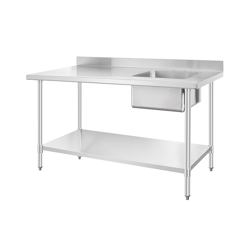 Mesa fregadero de acero inoxidable